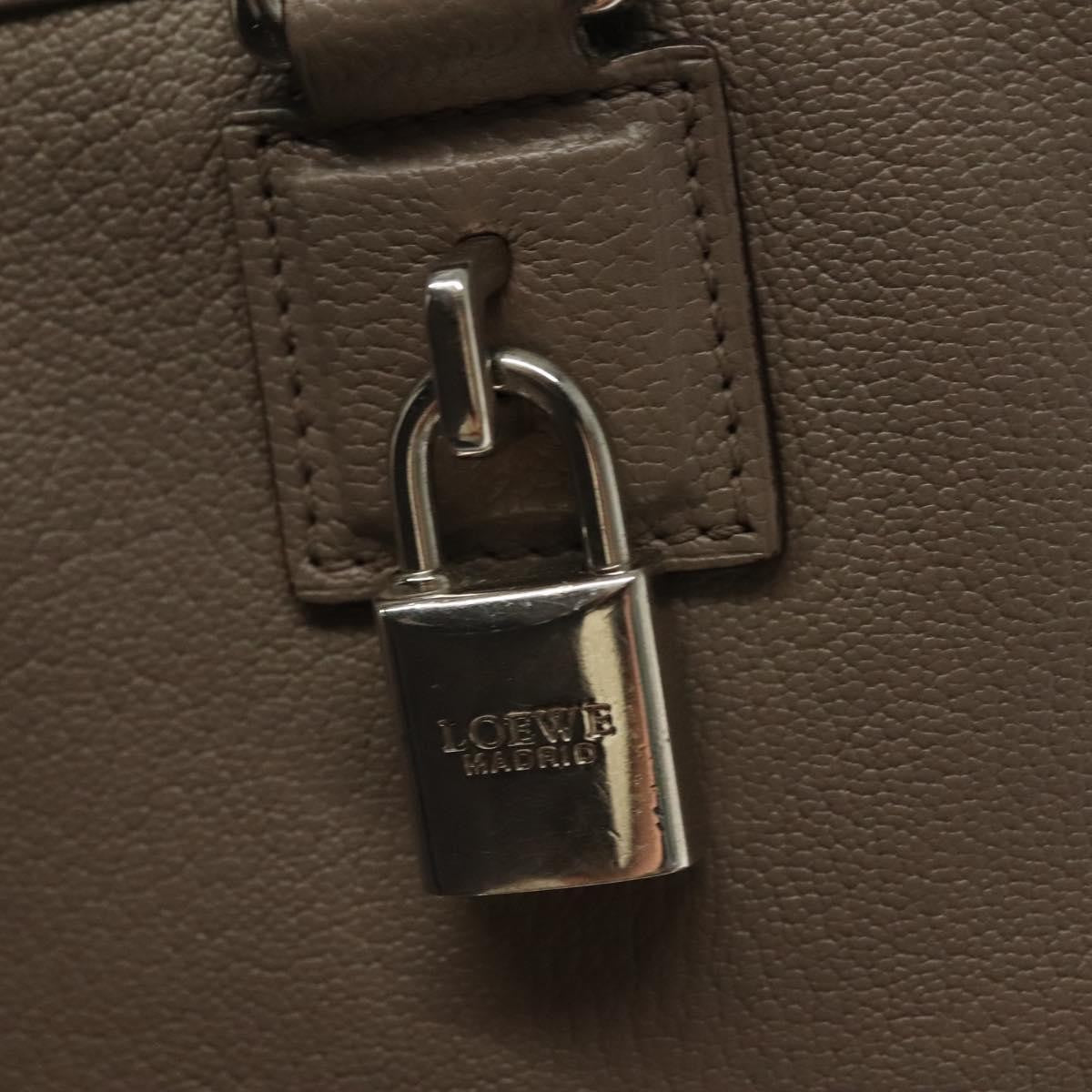 Loewe Amazona Bag Leather, GRAY, LEATHER, Handbag