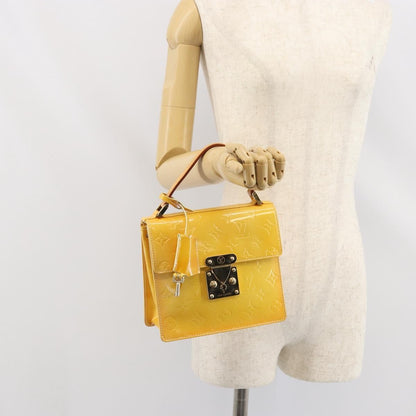 Louis Vuitton Spring Street NM Handbag Patent leather, YELLOW, PATENT_LEATHER, Handbag
