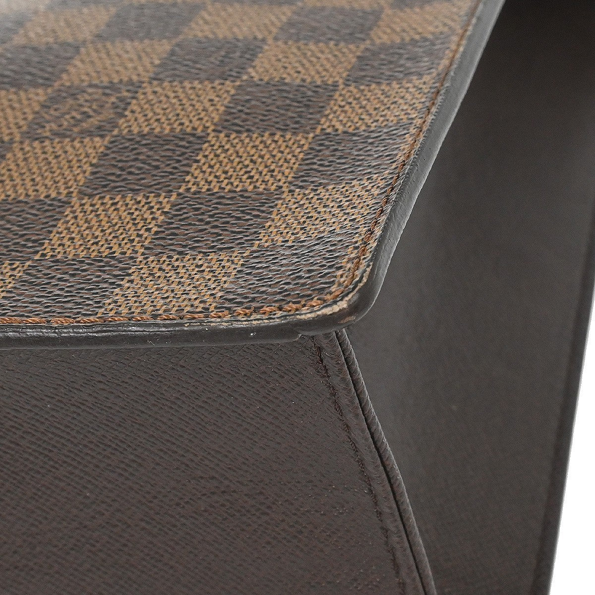 Louis Vuitton Venice Sac Plat Bag Damier, BROWN, CANVAS, Tote bag