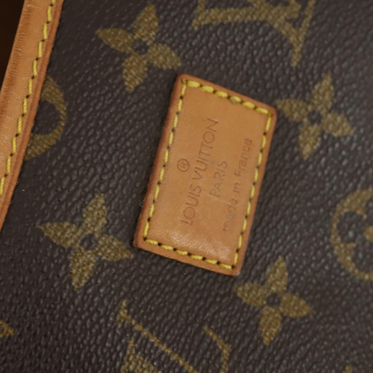 Louis Vuitton Saumur Handbag Monogram Canvas, BROWN, CANVAS, Shoulder bag