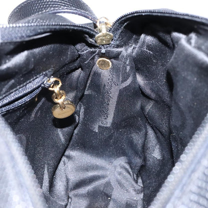 Salvatore Ferragamo Vala Shoulder Bag Leather, NAVY, LEATHER, Shoulder bag