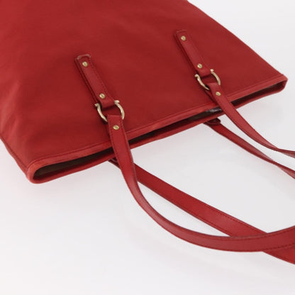 Salvatore Ferragamo Gancini handbag Nylon, RED, NYLON, Handbag