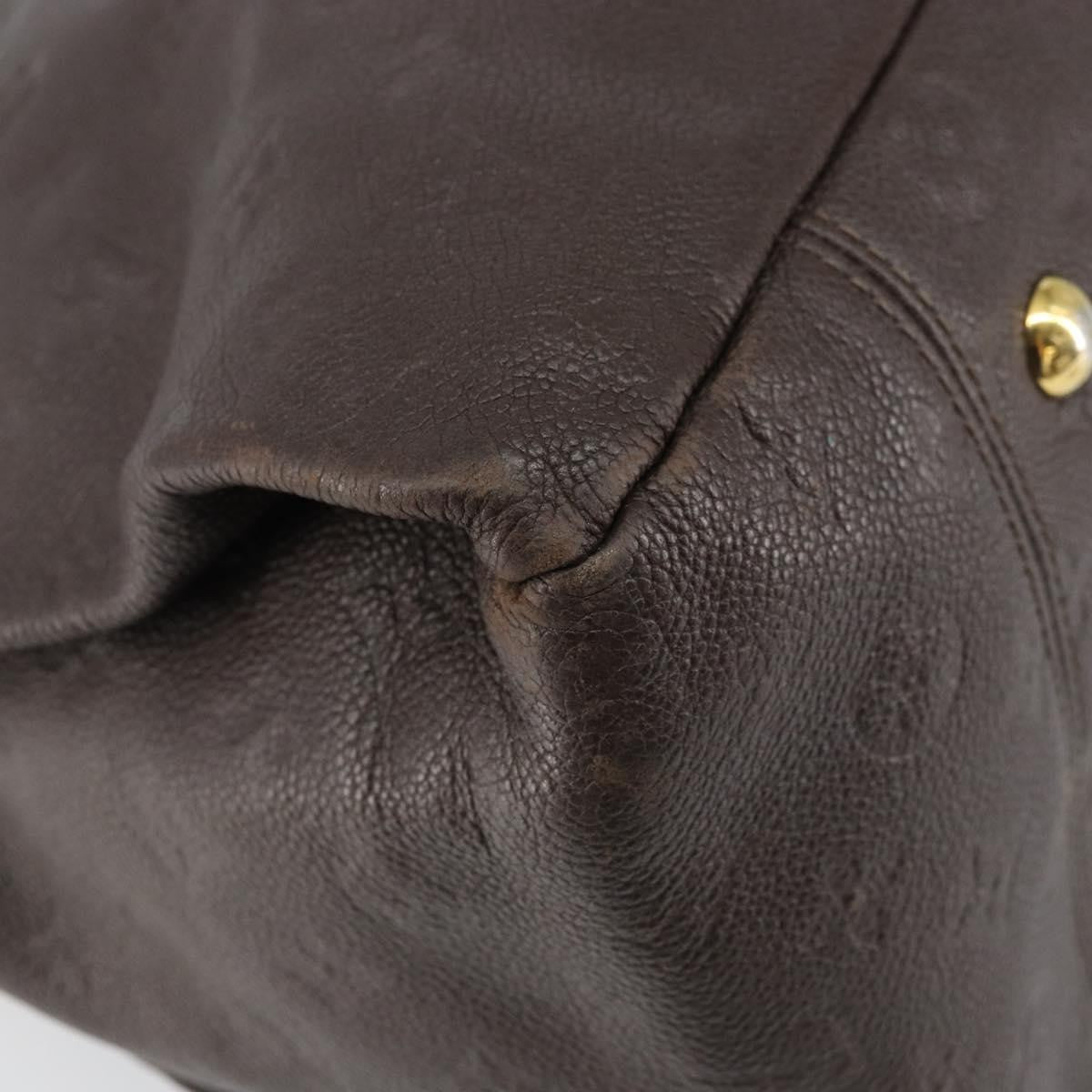 Louis Vuitton Artsy Handbag Monogram Empreinte Leather, BROWN, LEATHER, Handbag