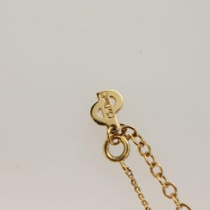 Christian Dior CD Pendant Necklace Metal, GOLD, METAL, Necklace