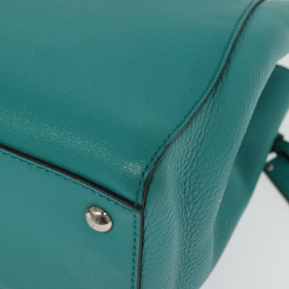 Fendi 2Jours Bag Leather, GREEN, LEATHER, Handbag