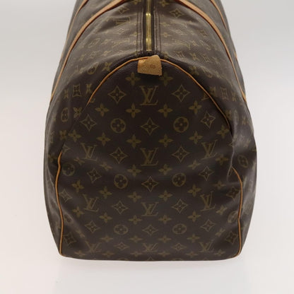 Louis Vuitton Keepall Bag Monogram Canvas, BROWN, CANVAS, Travel bag