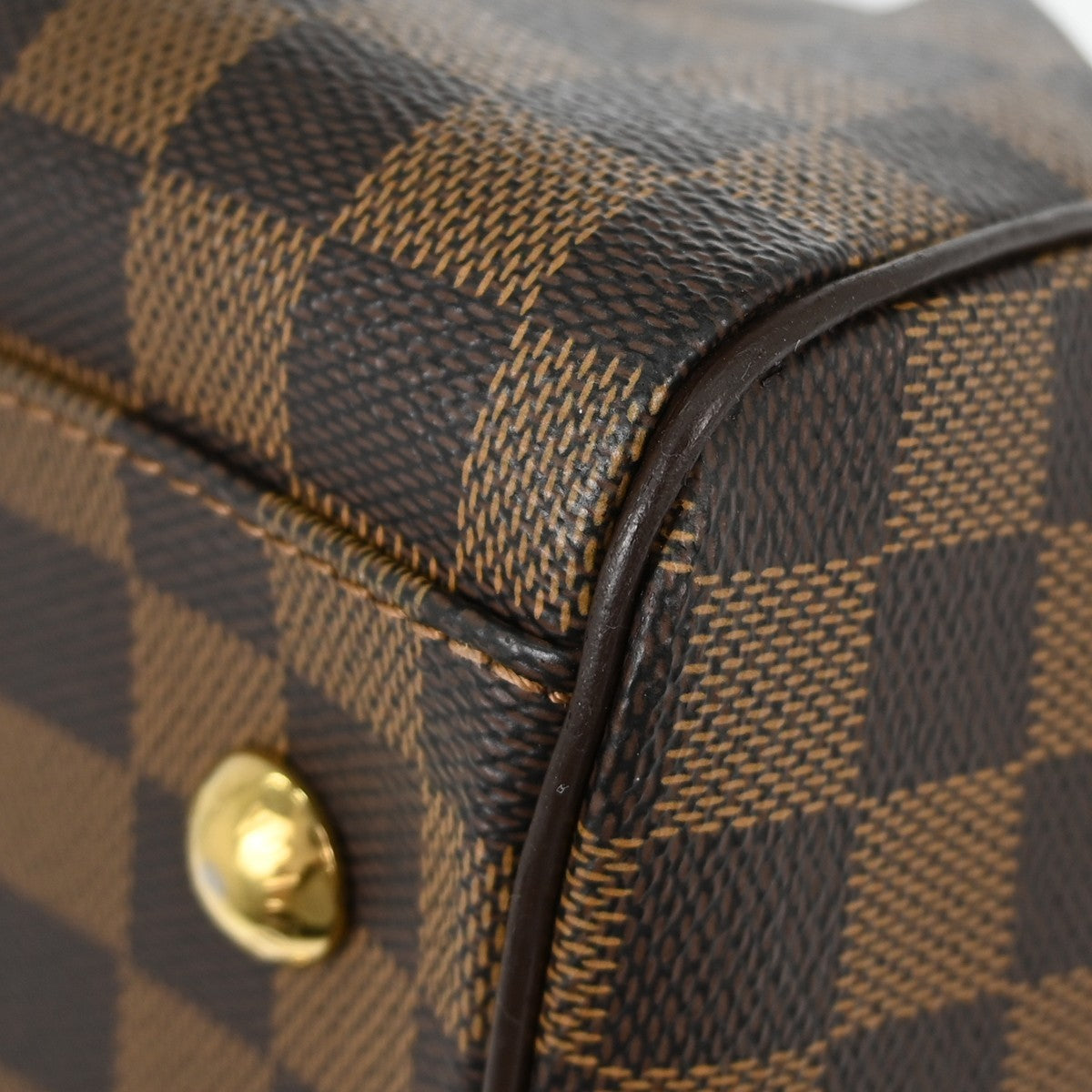 Louis Vuitton Trevi Handbag Damier, Brown, Canvas, Handbag
