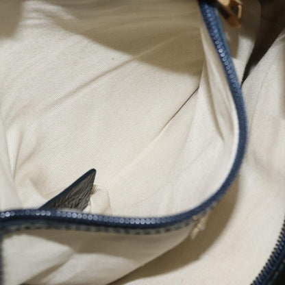 Bally Vintage Handbag Canvas, Brown, Canvas, Handbag