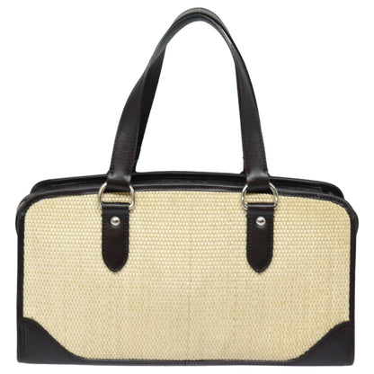 Burberry Vintage Handbag Leather, BEIGE, WOOD, Handbag
