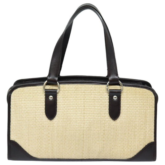 Burberry Vintage Handbag Leather, BEIGE, WOOD, Handbag