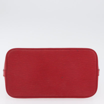 Louis Vuitton Alma Handbag Epi Leather, Red, Leather, Handbag