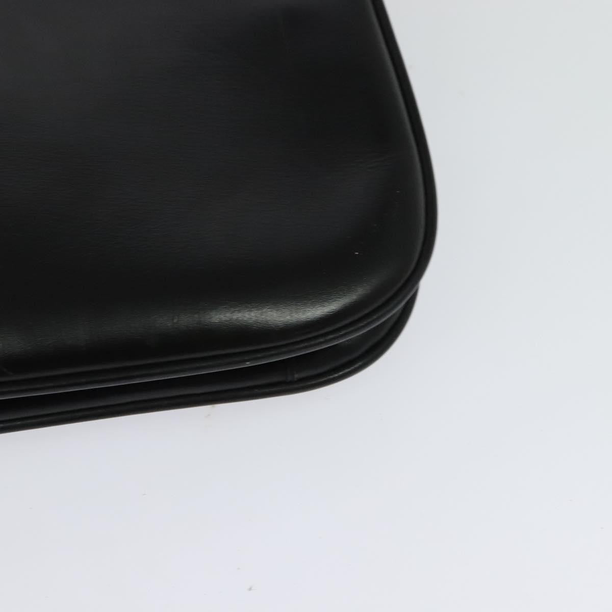 Bally Vintage Shoulder Bag Leather, Black, Leather, Shoulder Bag
