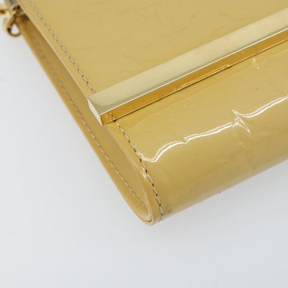 Louis Vuitton Ana Bag Monogram Vernis, YELLOW, PATENT_LEATHER, Clutche & pouche