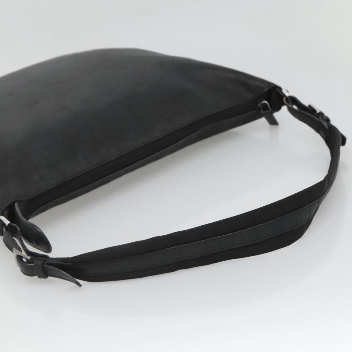 Gucci Vintage Shoulder Bag Leather, BLACK, LEATHER, Shoulder bag