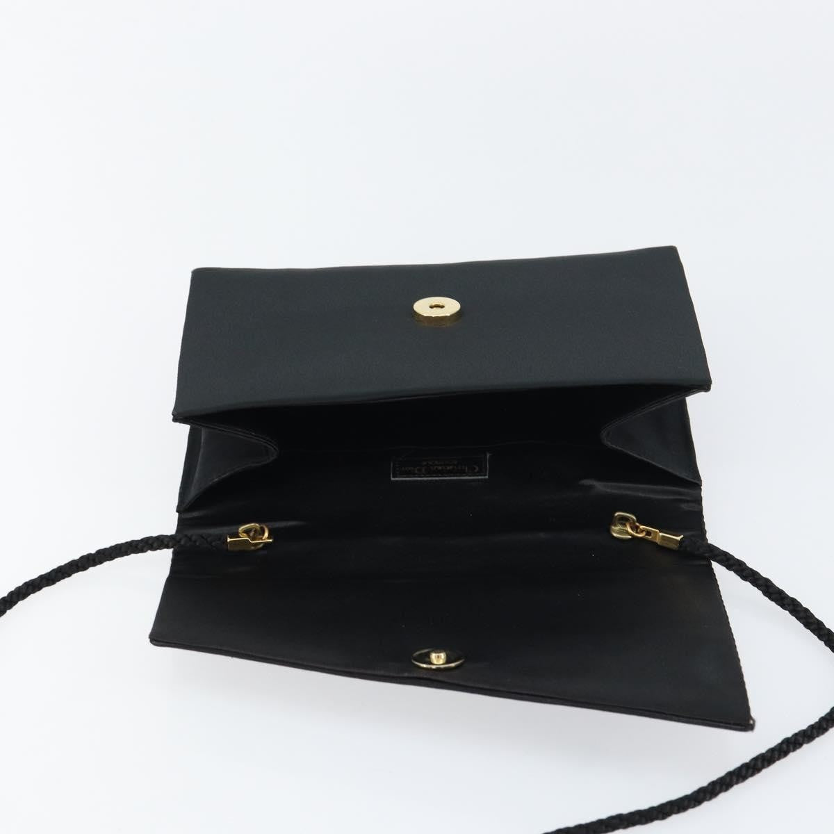 Christian Dior Vintage Shoulder Bag Nylon, BLACK, NYLON, Shoulder bag