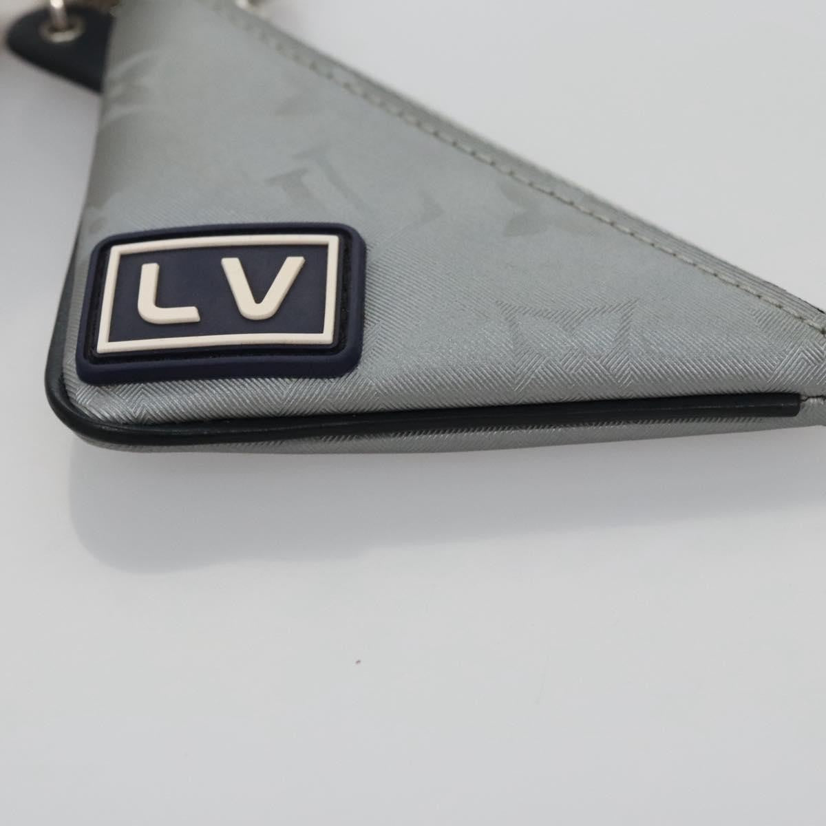 Louis Vuitton Porte cles satellite Canvas, Silver, Canvas, Charm