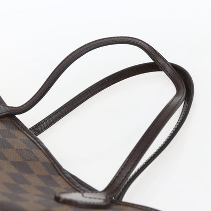 Louis Vuitton Neverfull Tote Damier, BROWN, CANVAS, Tote bag