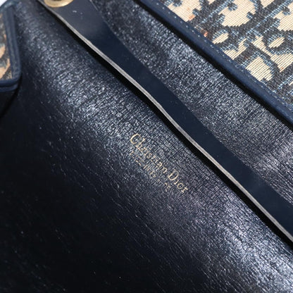 Christian Dior Vintage CD trotter Shoulder bag Canvas, NAVY, CANVAS, Shoulder bag