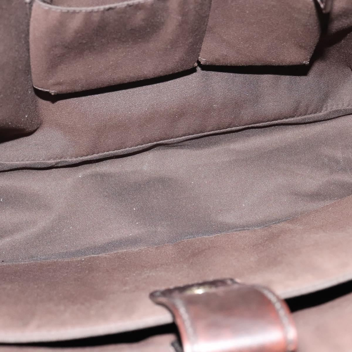 Gucci Gucci messenger flap bag leather, Brown, Leather, Shoulder Bag