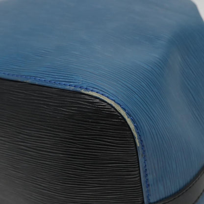 Louis Vuitton Petit Noe Handbag Epi Leather, BLUE, LEATHER, Handbag