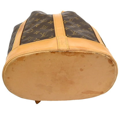 Louis Vuitton Randonnee Backpack Monogram Canvas, BROWN, CANVAS, Shoulder bag