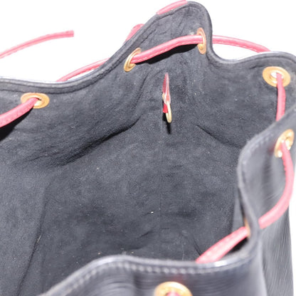 Louis Vuitton Bicolor Noe Handbag Epi Leather, BLACK, LEATHER, Shoulder bag