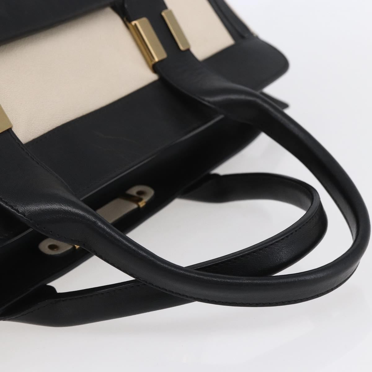 Chloe Alice Satchel Leather, BLACK, LEATHER, Handbag