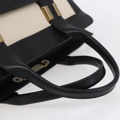 Chloe Alice Satchel Leather, BLACK, LEATHER, Handbag