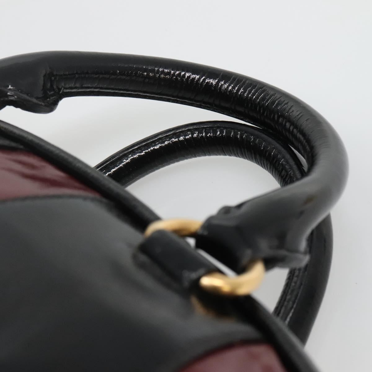 Miu Miu Convertible Satchel Bag Leather, BLACK, PATENT_LEATHER, Handbag