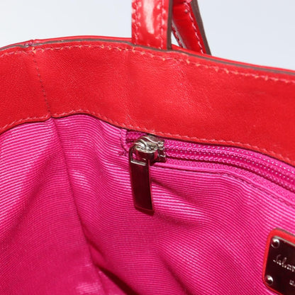 Salvatore Ferragamo Vintage Tote bag Patent Leather, Red, Patent Leather, Tote Bag