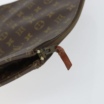 Louis Vuitton Poche Documents Monogram Canvas, BROWN, CANVAS, Clutche & pouche