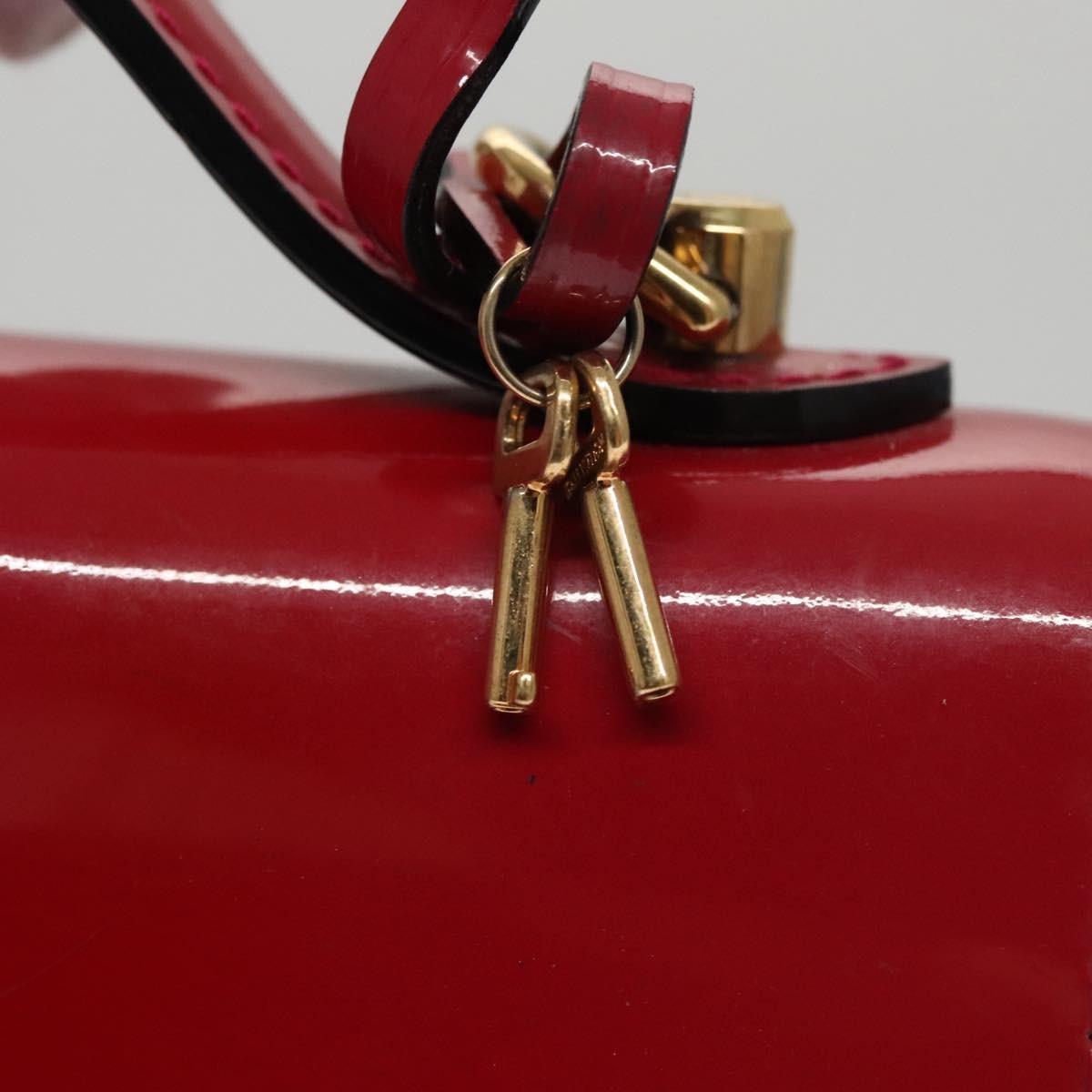 Louis Vuitton Monceau Handbag Vernis, PINK, PATENT_LEATHER, Handbag