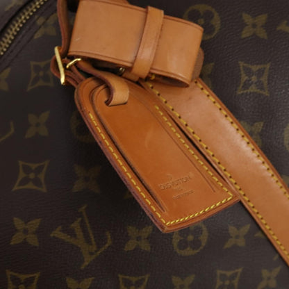 Louis Vuitton Keepall Bag Monogram Canvas, BROWN, CANVAS, Travel bag