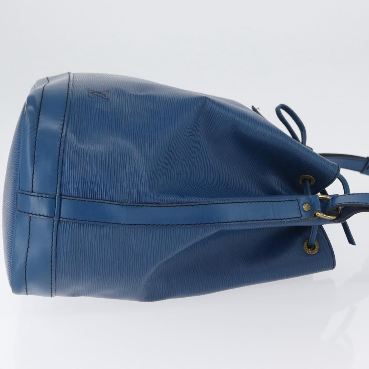 Louis Vuitton Petit Noe NM Handbag Epi Leather, BLUE, LEATHER, Shoulder bag