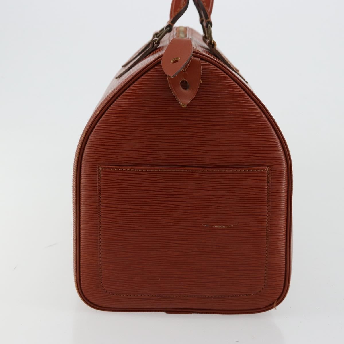 Louis Vuitton Speedy Handbag Epi Leather, Brown, Leather, Handbag
