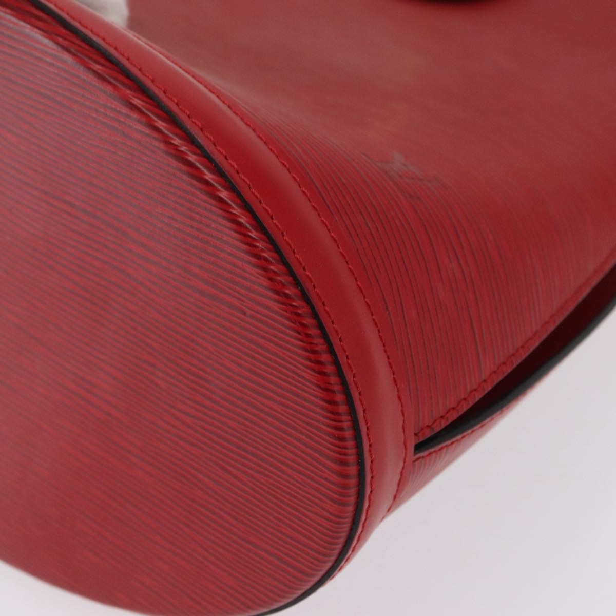 Louis Vuitton Cluny Shoulder Bag Epi Leather, RED, LEATHER, Shoulder bag