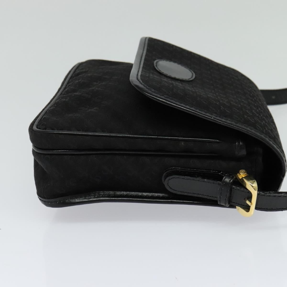 Loewe Flap Messenger Bag Canvas, BLACK, CANVAS, Shoulder bag