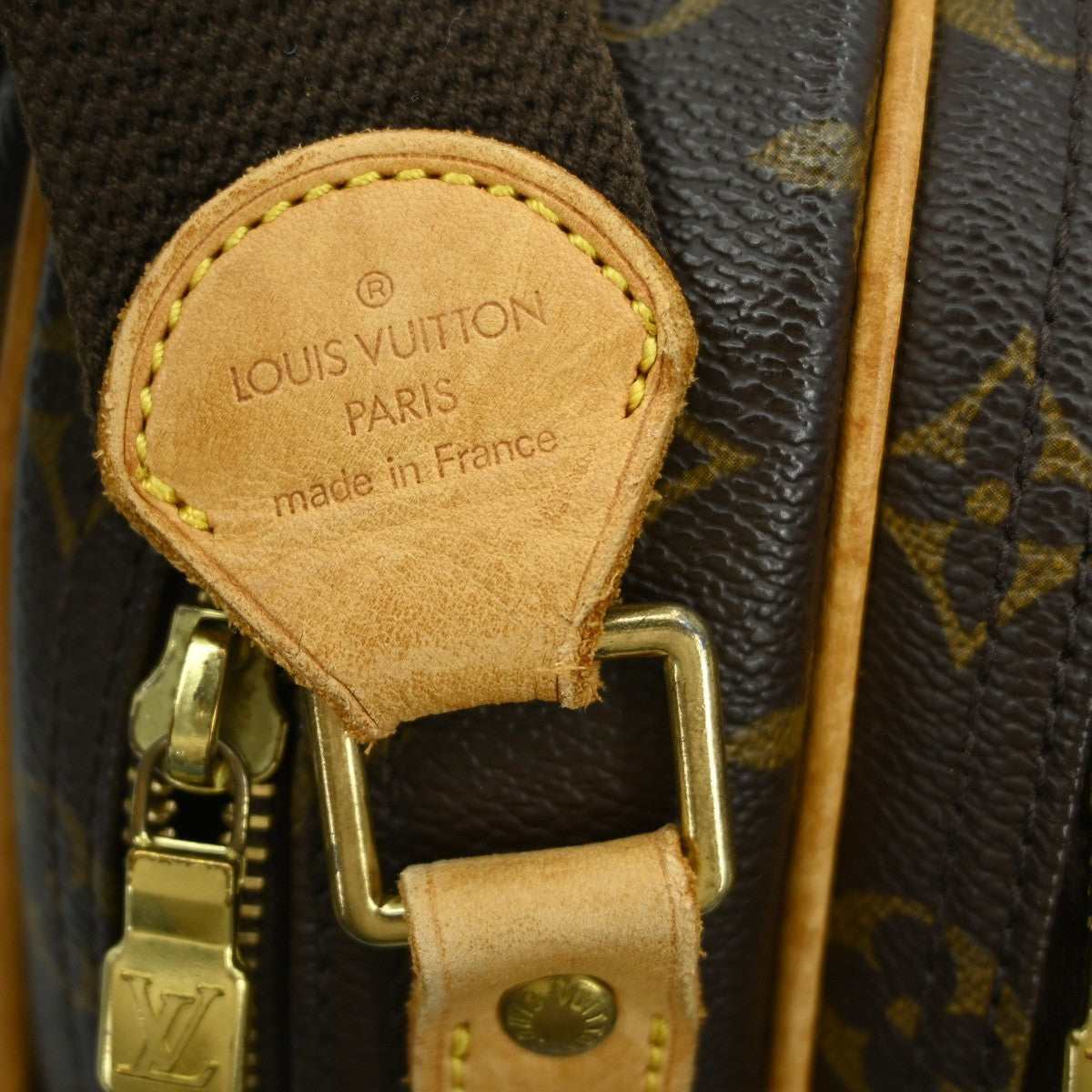 Louis Vuitton Reporter Bag Monogram Canvas, BROWN, CANVAS, Shoulder bag