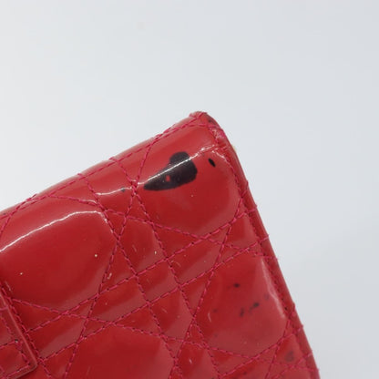 Christian Dior New Lock Pouch Cannage Quilt Patent, PINK, PATENT_LEATHER, Clutche & pouche