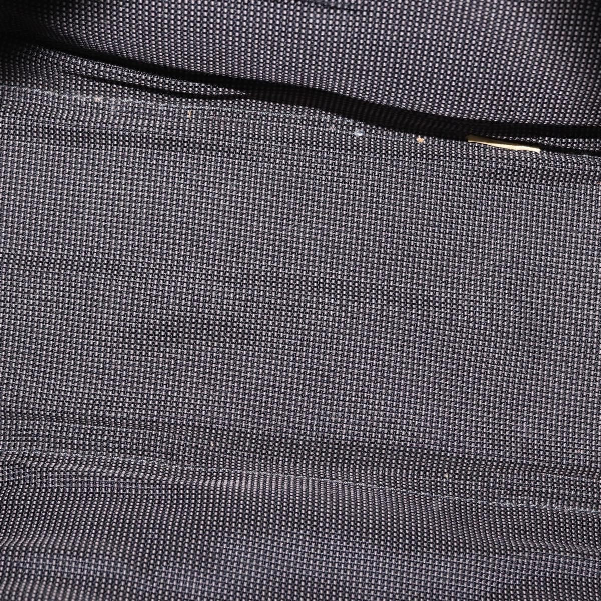 Hermes Fourre-tout Herline Canvas, GRAY, CANVAS, Tote bag