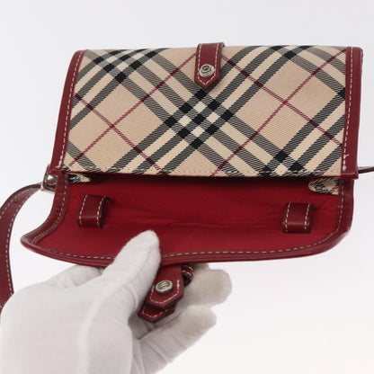 Burberry Waist Bag Vintage Check Canvas, BEIGE, CANVAS, Clutche & pouche