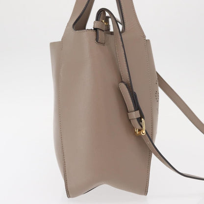 Stella McCartney Alter Tote Perforated Faux Leather, BEIGE, SYNTHETIC, Tote bag