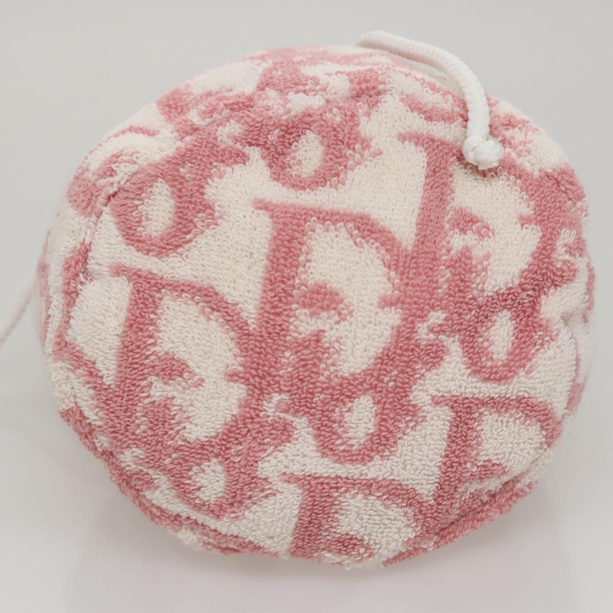 Christian Dior Vintage Trotter Pouch Pile, Pink, Canvas, Clutch