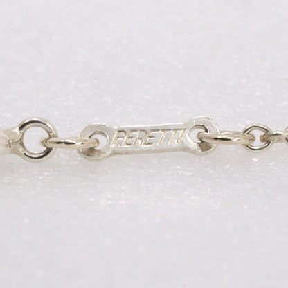 Tiffany & Co. Elsa Peretti Open Heart Pendant Necklace Sterling Silver, SILVER, SILVER, Necklace