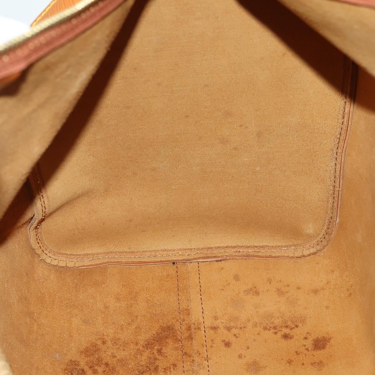 Louis Vuitton Keepall Bag Epi Leather, BROWN, LEATHER, Travel bag