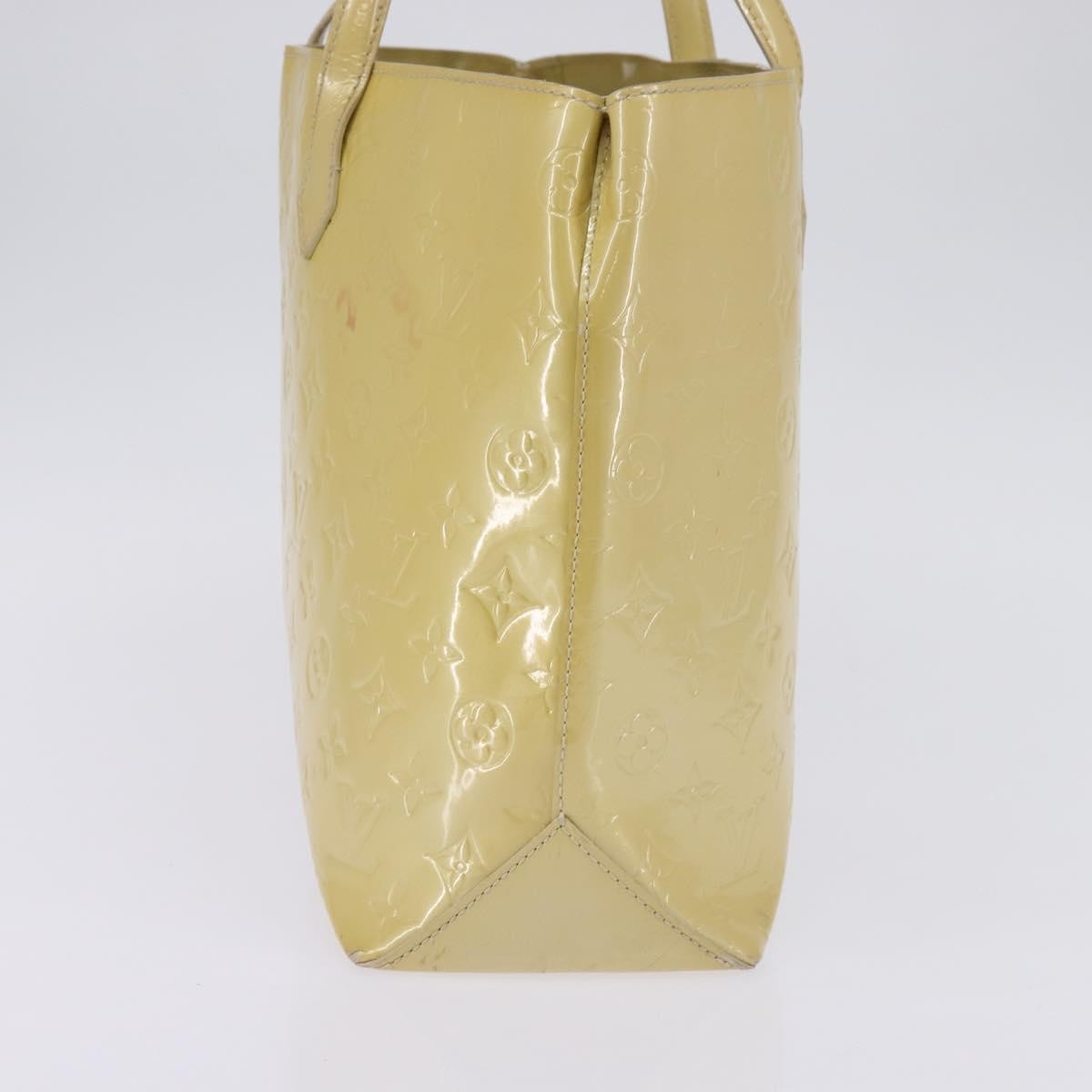 Louis Vuitton Wilshire Handbag Monogram Vernis, BEIGE, PATENT_LEATHER, Handbag