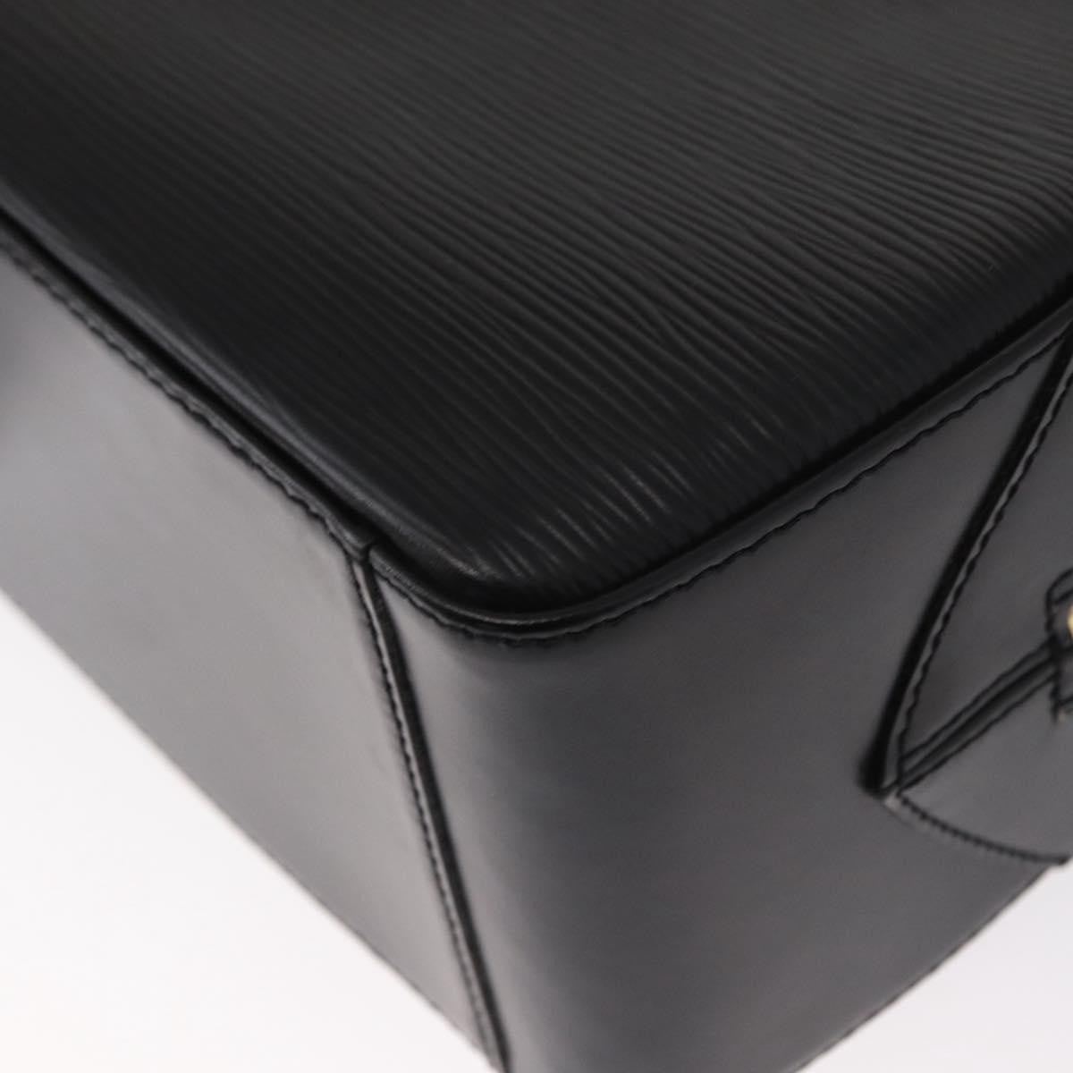 Louis Vuitton Sablons Handbag Epi Leather, Black, Leather, Handbag