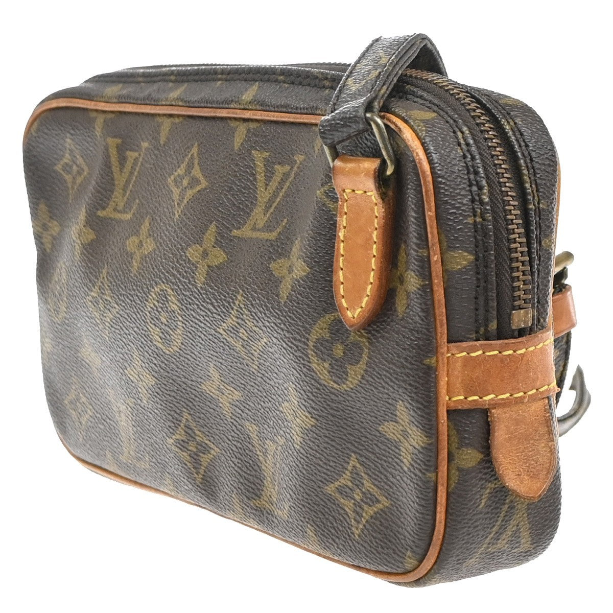 Louis Vuitton Pochette Marly Bandouliere Bag Monogram Canvas, Brown, Canvas, Shoulder Bag