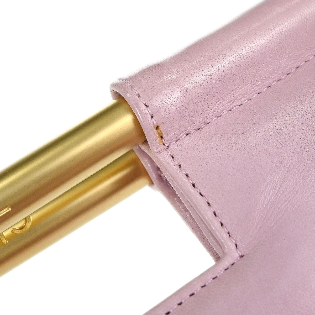 Chanel Chanel Coco Mark Leather Tote bag leather, Pink, Leather, Handbag