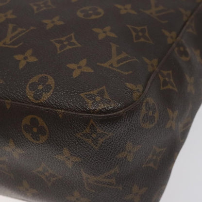 Louis Vuitton Looping Handbag Monogram Canvas, BROWN, CANVAS, Handbag
